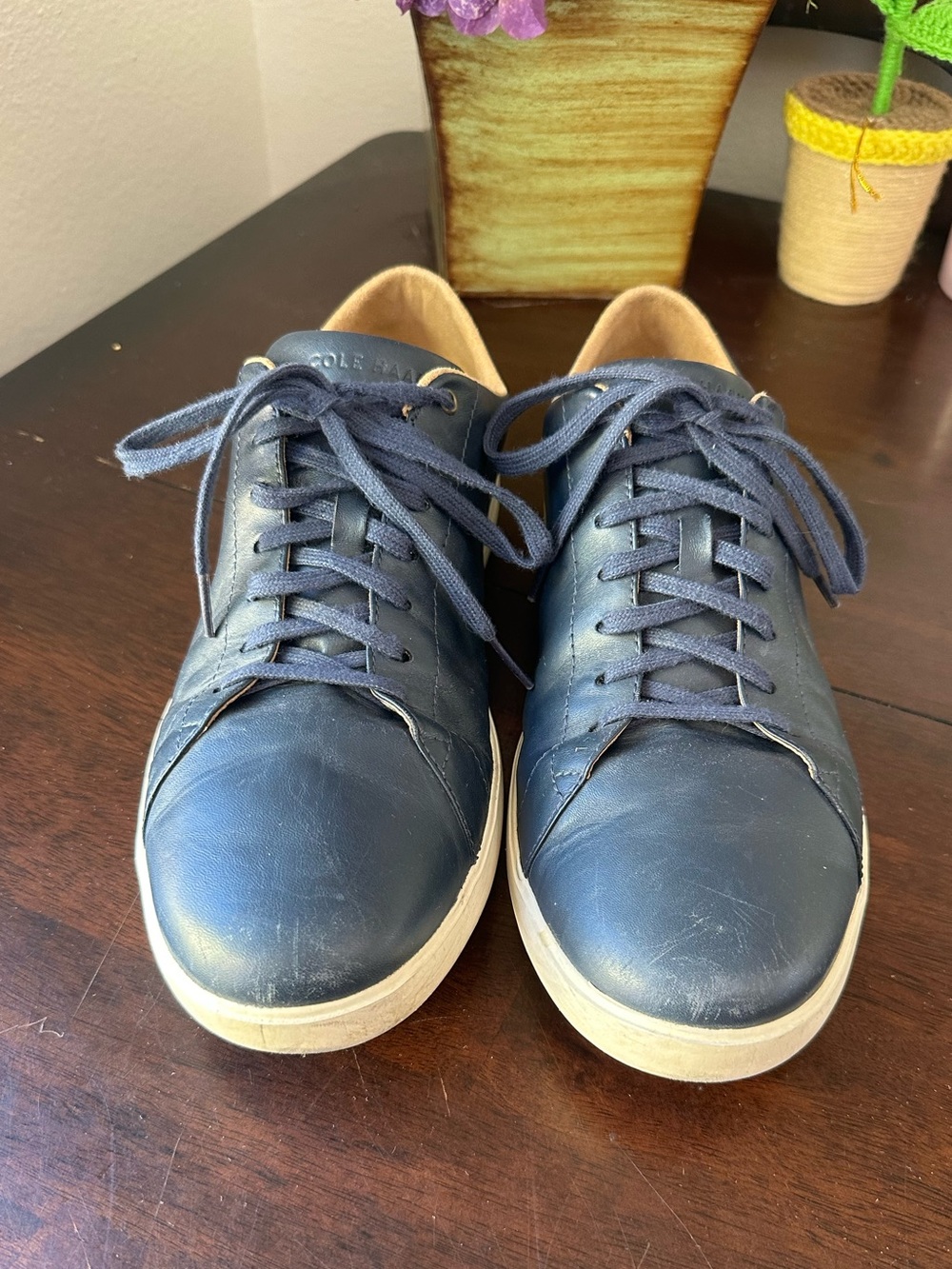 Cole Haan men’s Navy Low-Top Sneakers